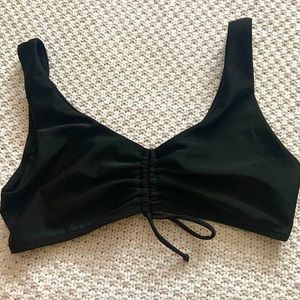 DRAWSTRING FRONT BIKINI SET